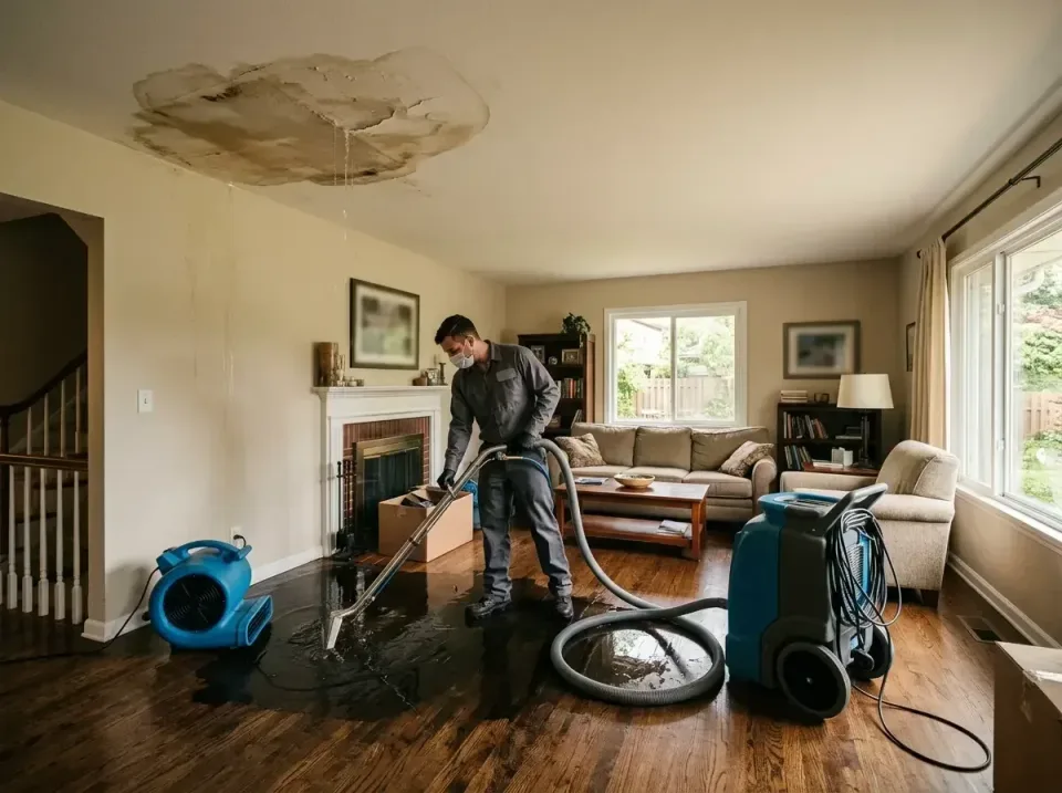 attic-pipe-burst-ceiling-drip-008 — frequently asked questions, Water Damage Restoration & Carpet Care in Green Meadows, OH